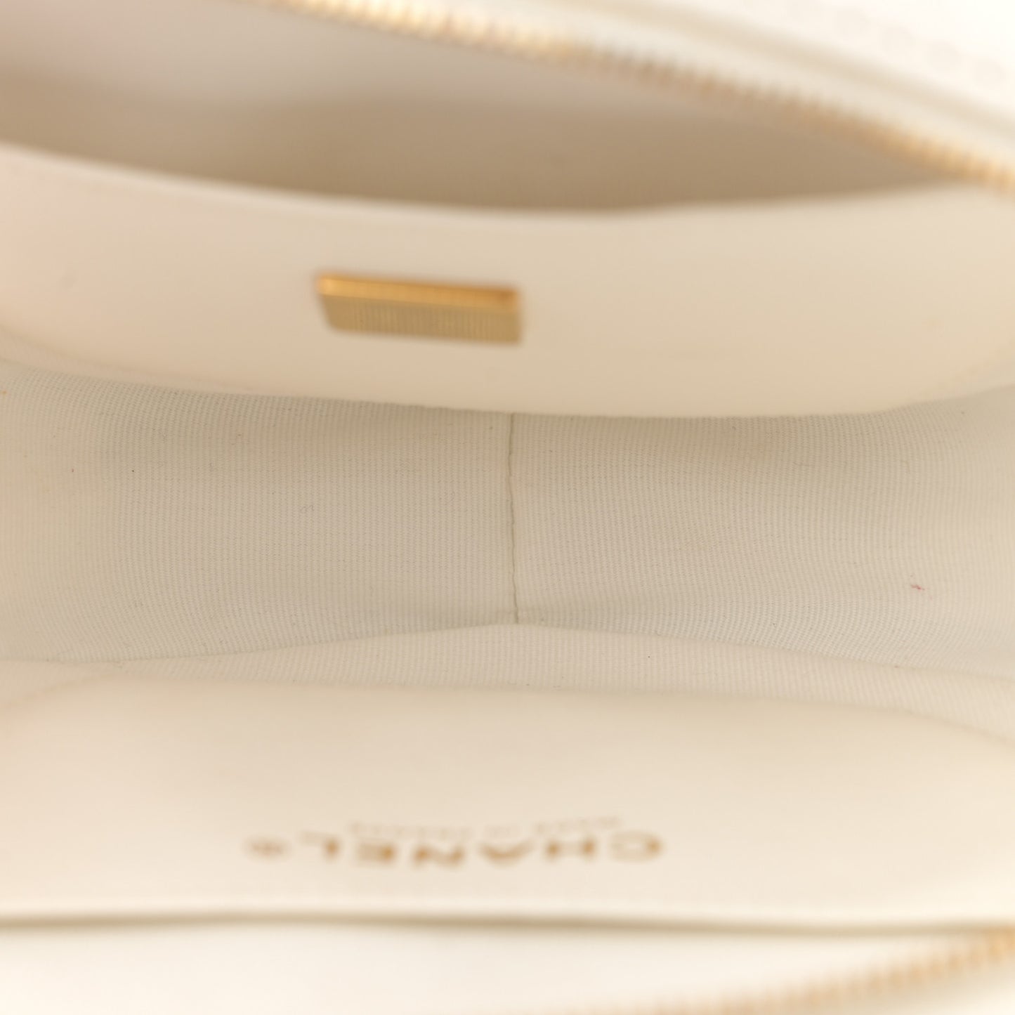 Lambskin Quilted CC In Love Heart Bag White