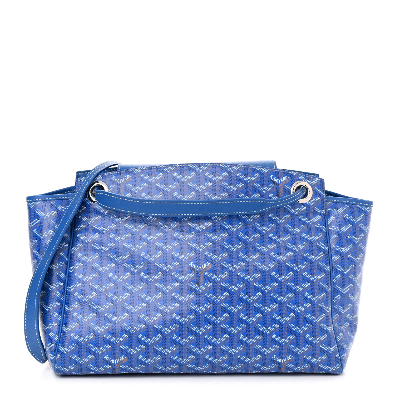 product image of GOYARD Goyardine Rouette PM Sky Blue FASHIONPHILE