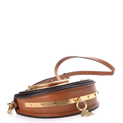 Chloe Calfskin Small Nile Bracelet Minaudiere Bag Caramel 4 of 8