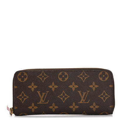 Louis Vuitton Monogram Clemence Wallet Fuchsia 1 of 8