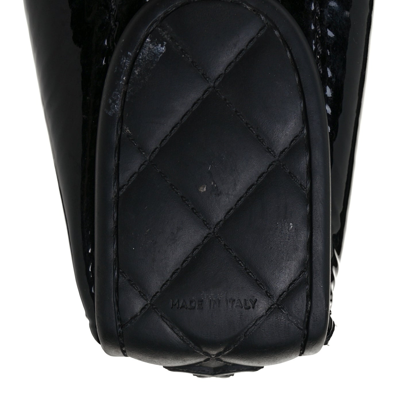 Patent CC Mocassin Loafers 38.5 Black