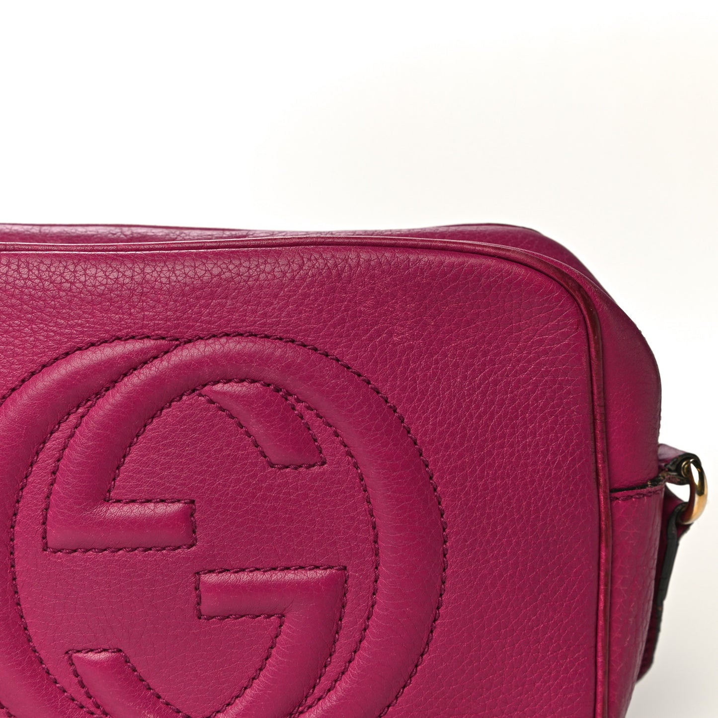 Cellarius Calfskin Small Soho Disco Bag Bright Bouganville