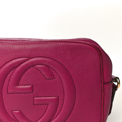 Gucci Cellarius Calfskin Small Soho Disco Bag Bright Bouganville 23 of 33
