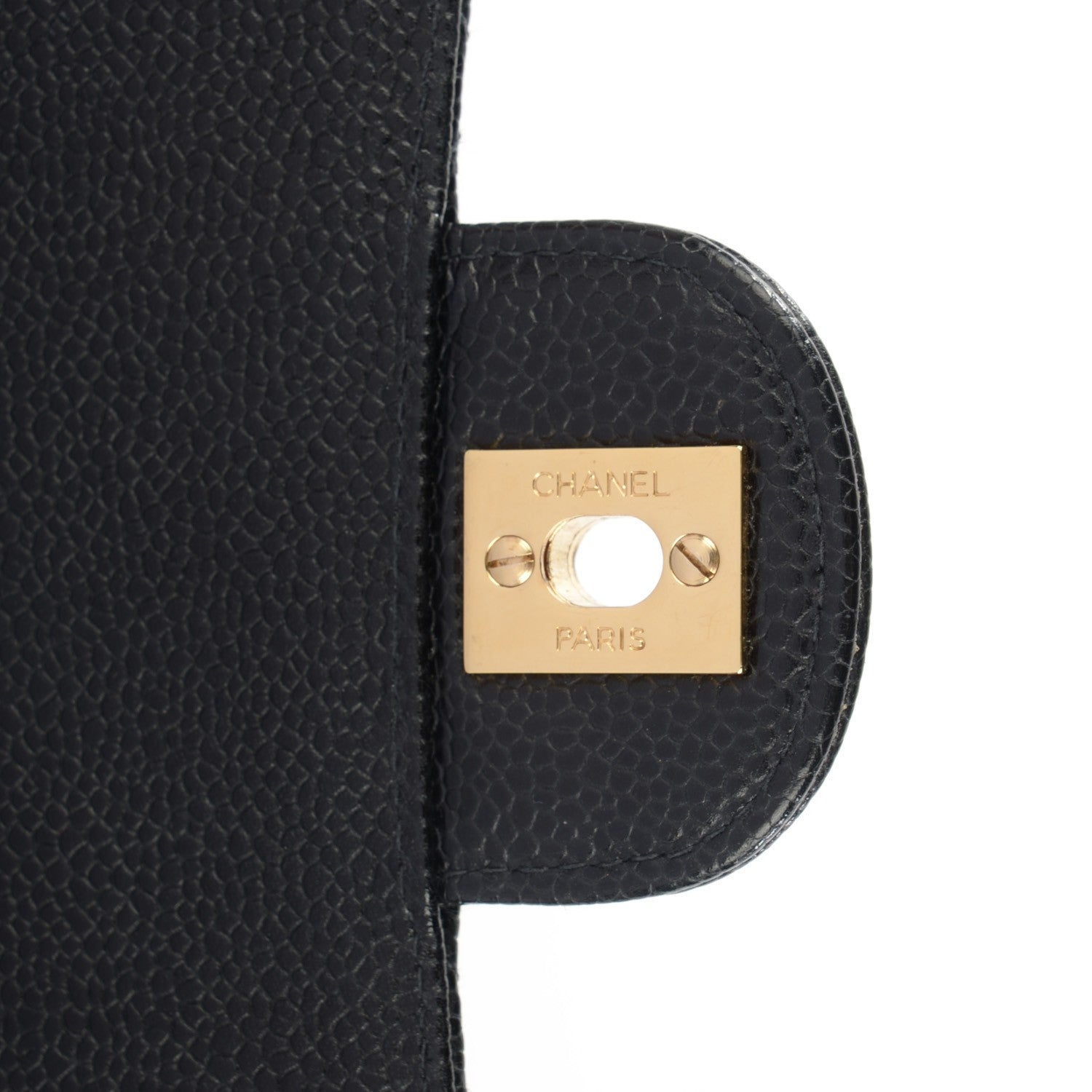 Chanel Caviar Quilted Jumbo Single Flap Black 5 of 9