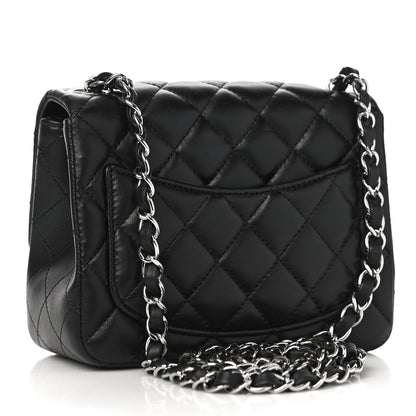 Chanel Lambskin Quilted Mini Square Flap Black 2 of 10