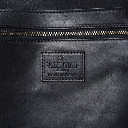 Valentino Garavani Emboosed Calfskin Studded Gryphon Zodiac Tote Black 6 of 16
