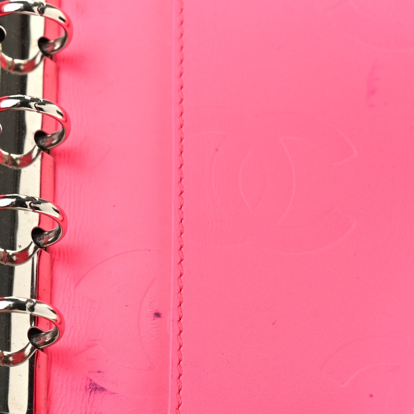 Calfskin Quilted Small Cambon Agenda Planner