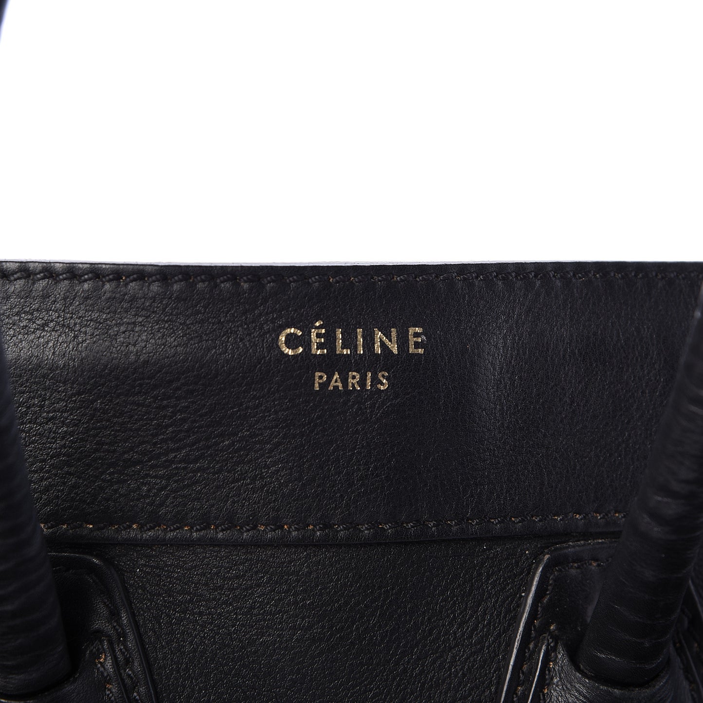 Calfskin Micro Luggage Black