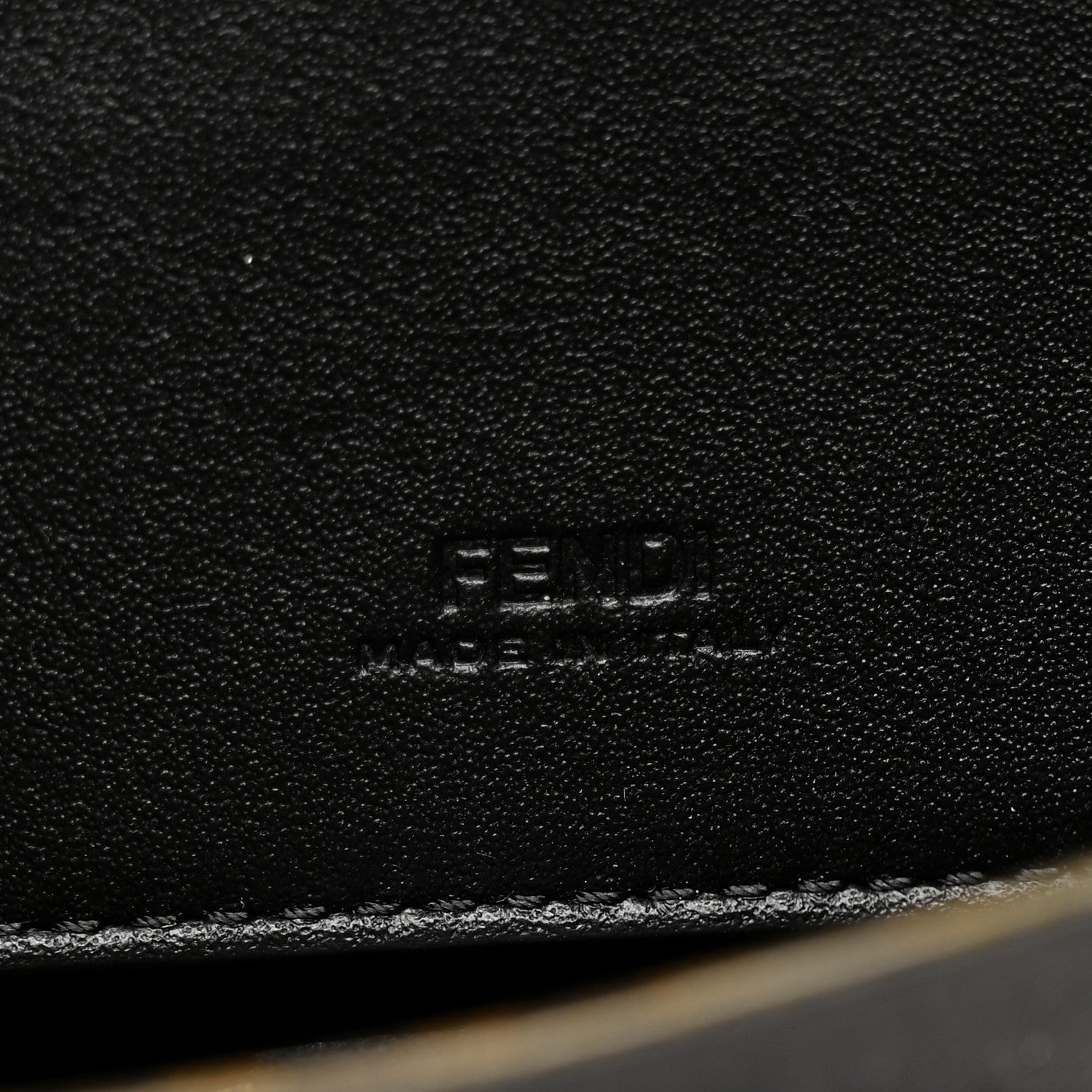 Fendi Silk Satin Phone Baguette Black 6 of 16