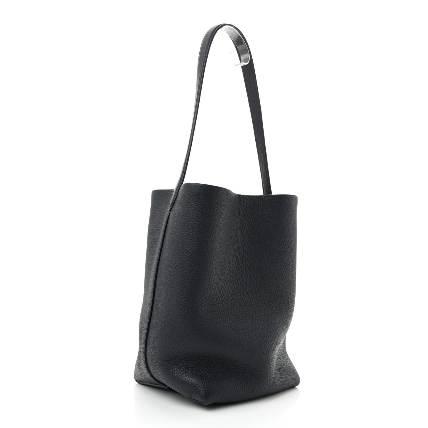 Grained Calfskin Medium N/S Park Tote Marine