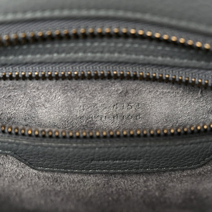 Celine Baby Drummed Calfskin Micro Luggage Kohl 8 of 11