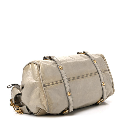 Miu Miu Vitello Lux Medium Bow Bag Pomice 4 of 10