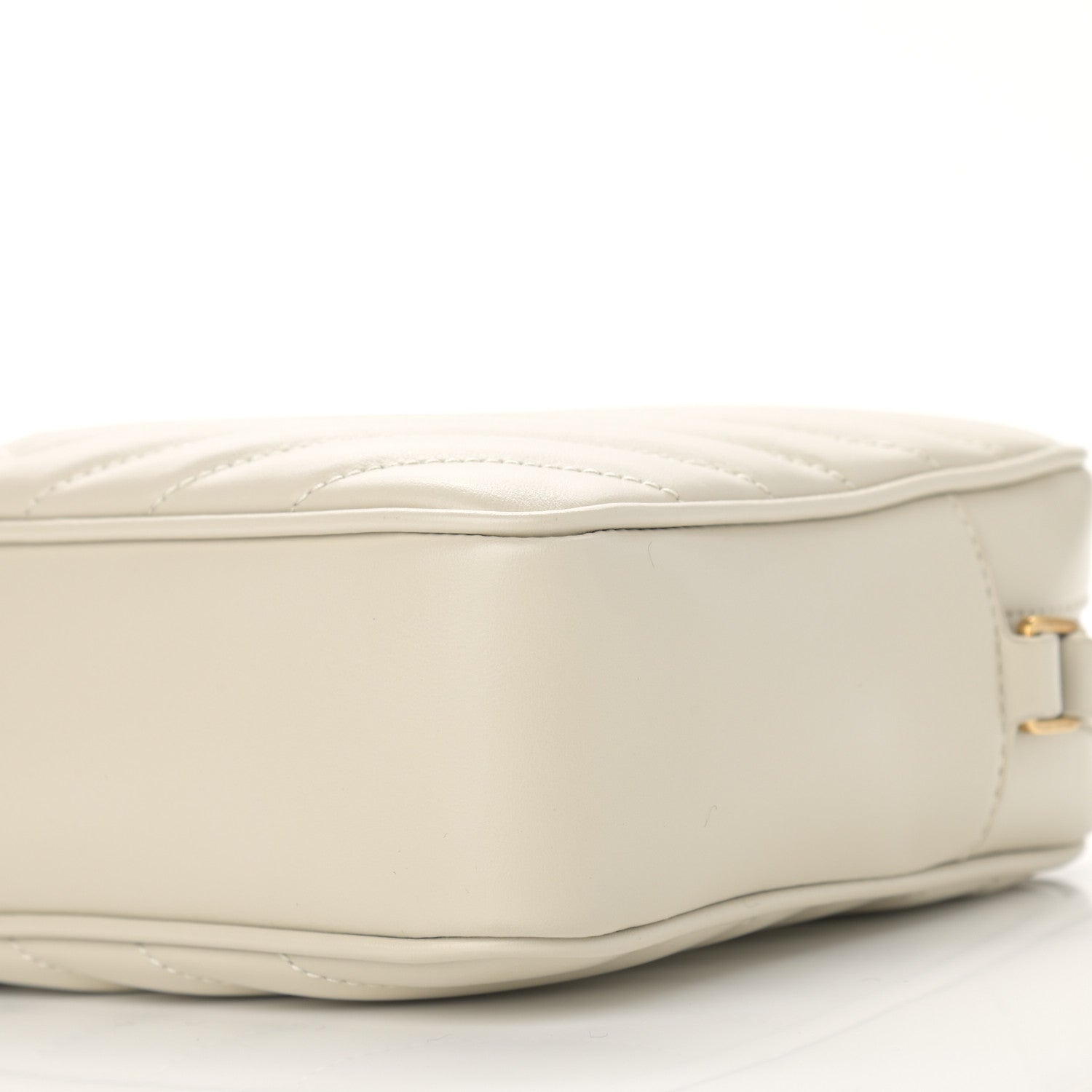 Saint Laurent Calfskin Matelasse Monogram Lou Camera Bag Crema Soft 10 of 11