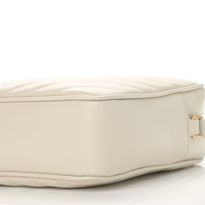 Saint Laurent Calfskin Matelasse Monogram Lou Camera Bag Crema Soft 10 of 11
