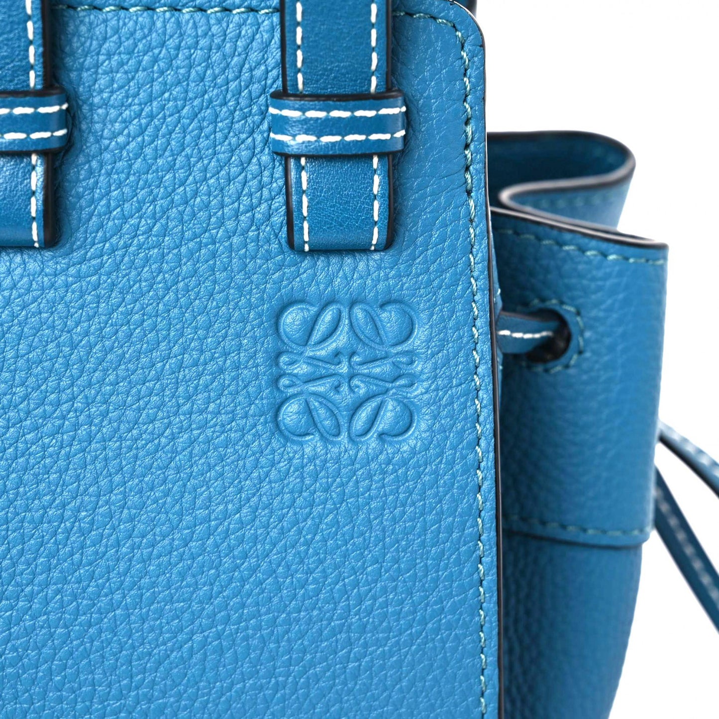 Calfskin Mini Hammock Shoulder Bag Dark Blue