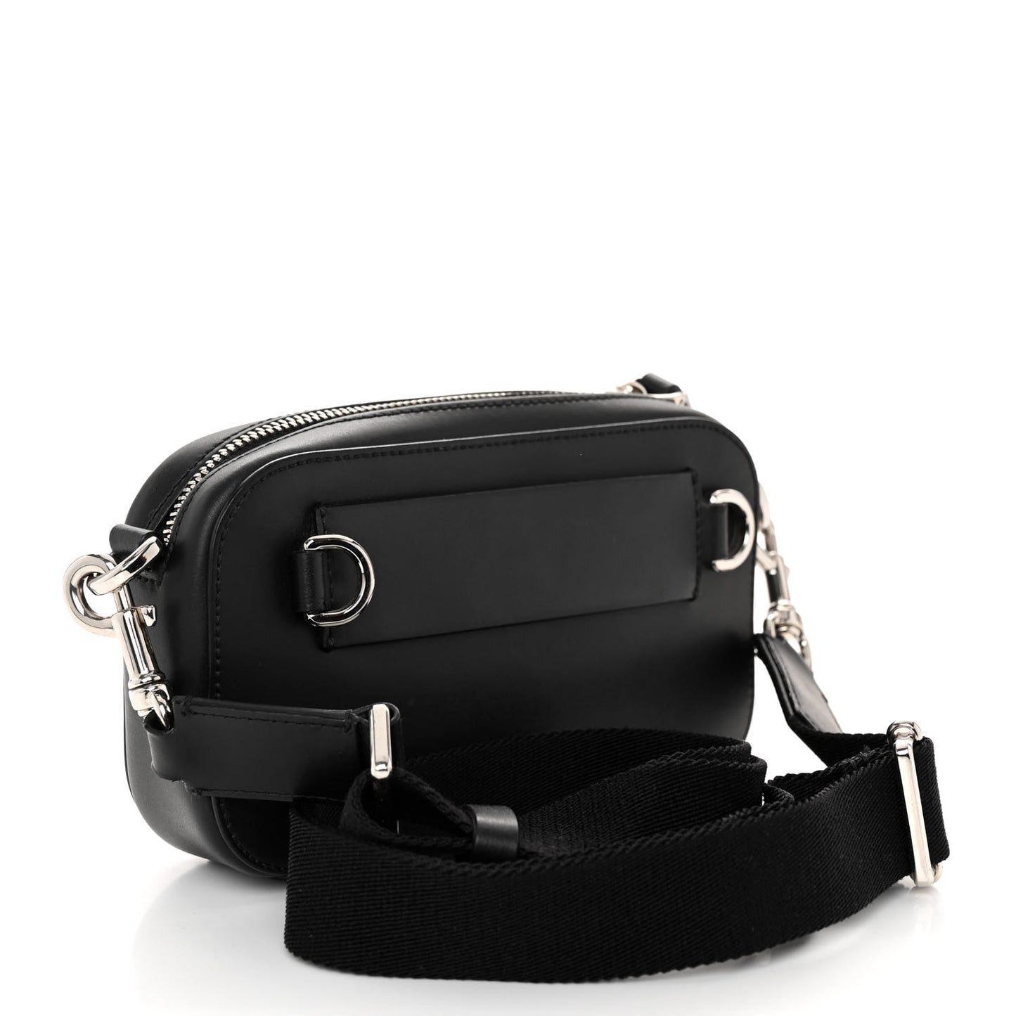Smooth Calfskin 3D VLogo Print Convertible Belt Bag Black Orange