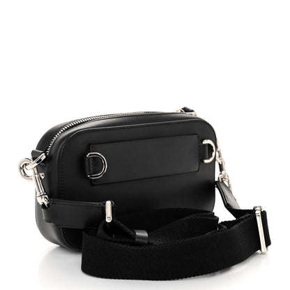 Valentino Garavani Smooth Calfskin 3D VLogo Print Convertible Belt Bag Black Orange 2 of 8