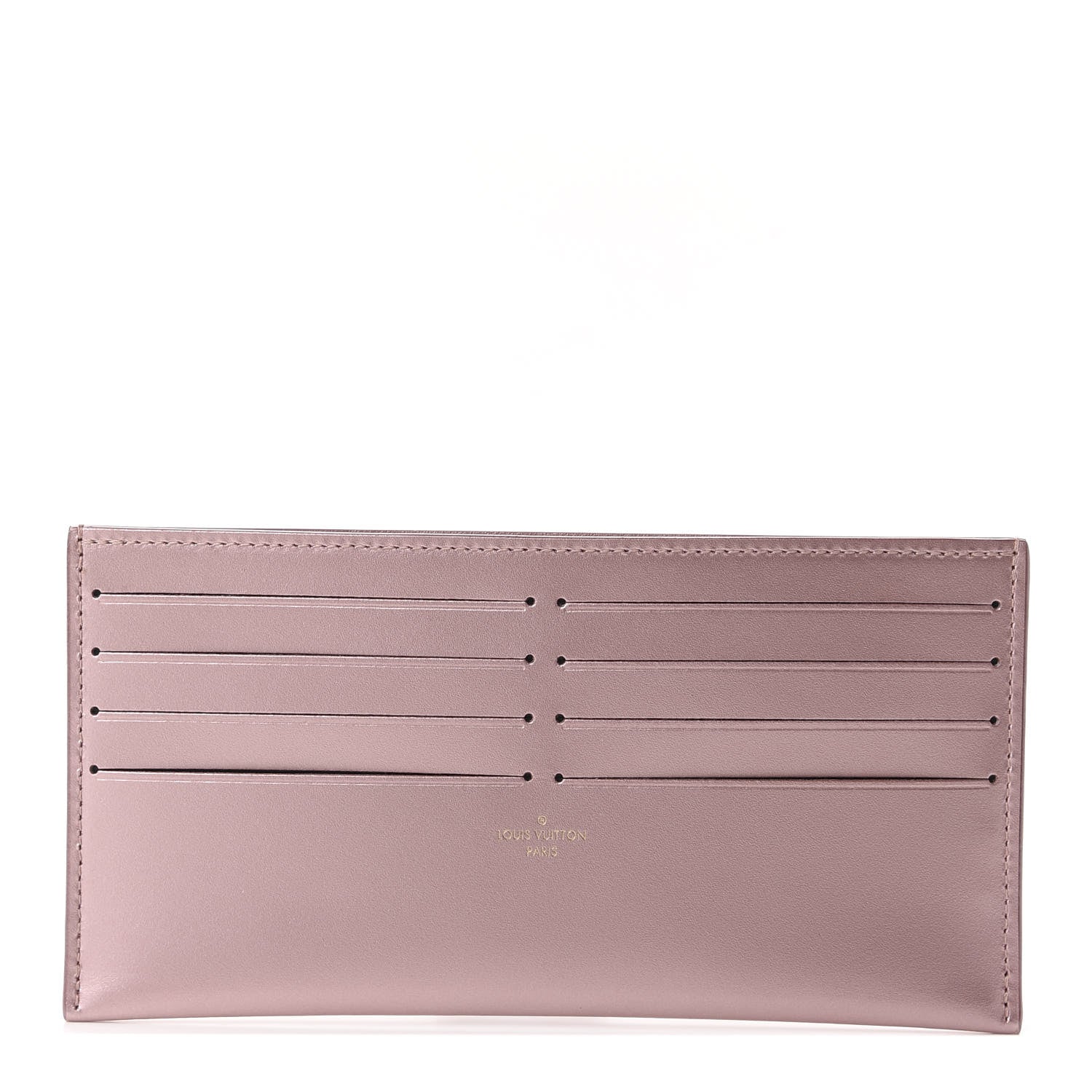 Louis Vuitton Metallic Felicie Card Holder Insert Pale Pink 1 of 6