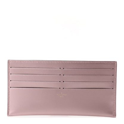 Louis Vuitton Metallic Felicie Card Holder Insert Pale Pink 1 of 6