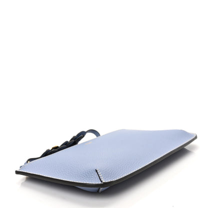 Chloe Grained Calfskin Small Darryl Pouch Blue 4 of 5