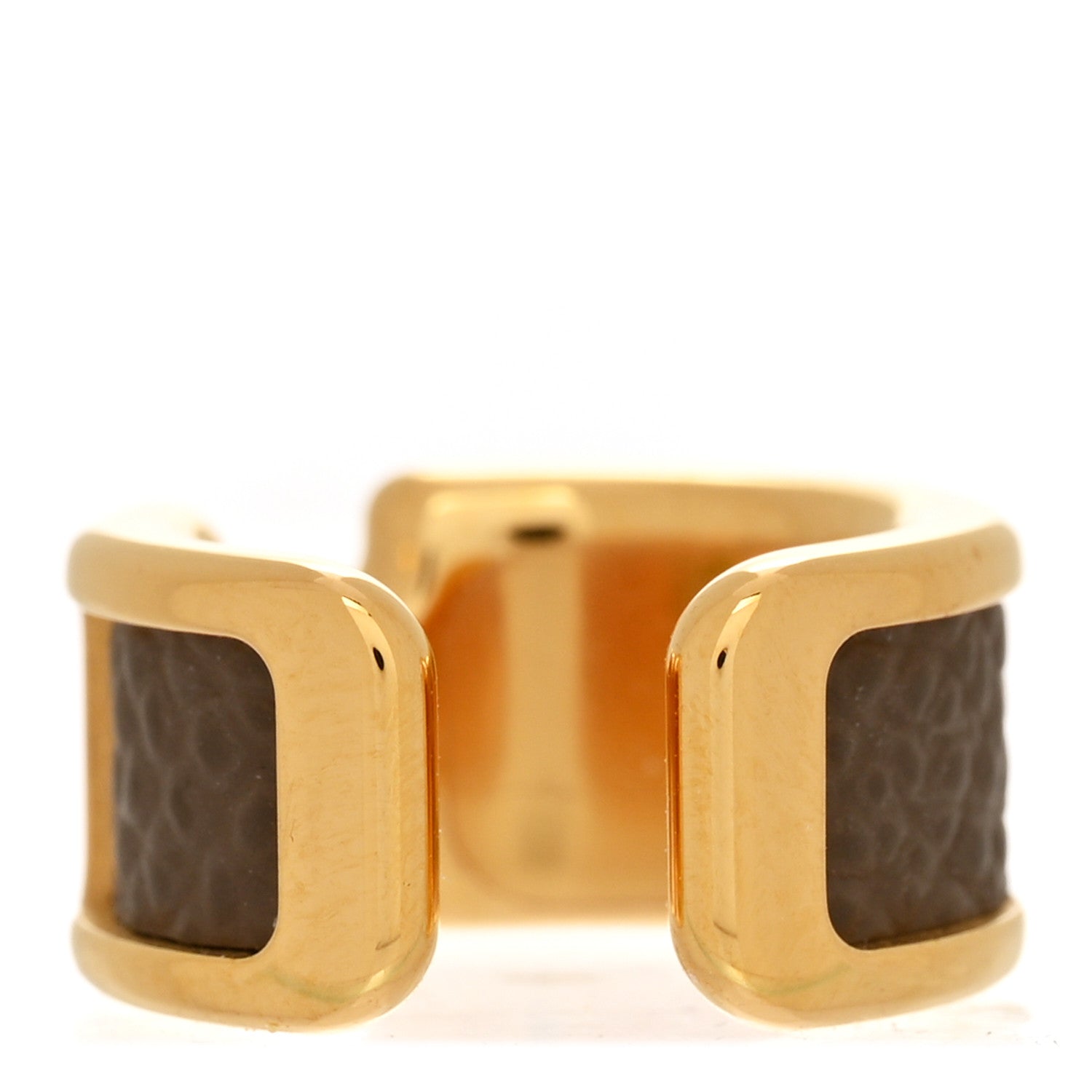Hermes Epsom Olympe Ear Cuff Etoupe 3 of 5