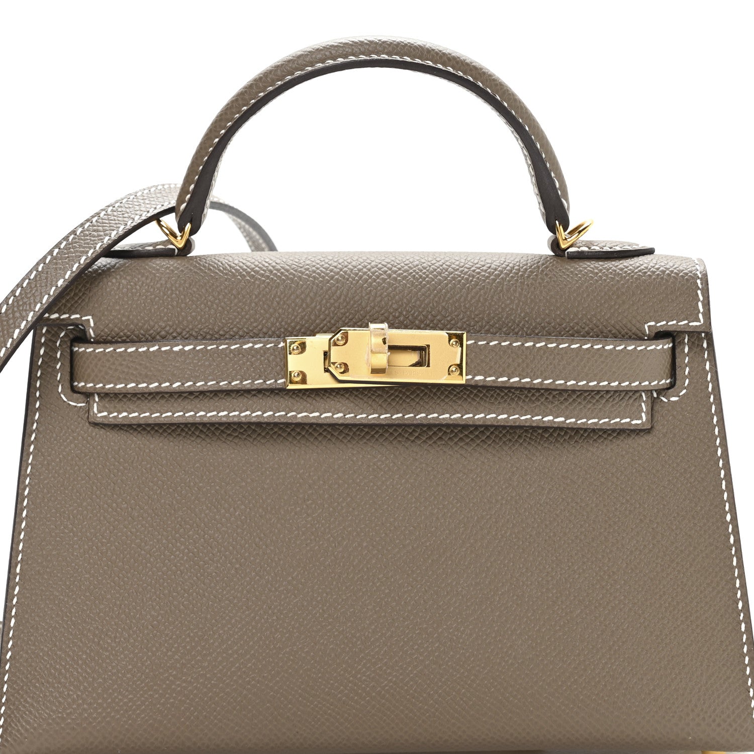 Hermes Epsom Mini Kelly Sellier 20 Etoupe 8 of 11