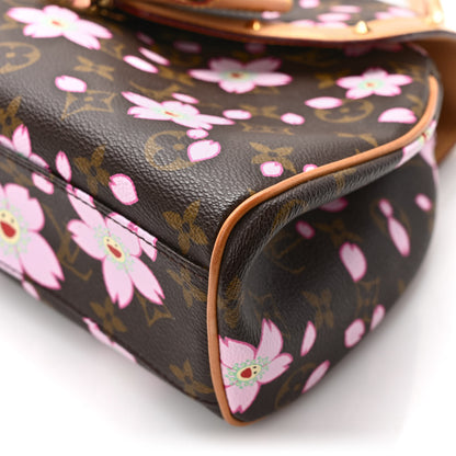 Louis Vuitton Monogram Cherry Blossom Sac Retro Bag Brown 10 of 11