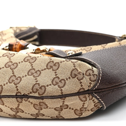 Gucci Monogram Bamboo Horsebit Amalfi Hobo Brown 10 of 11