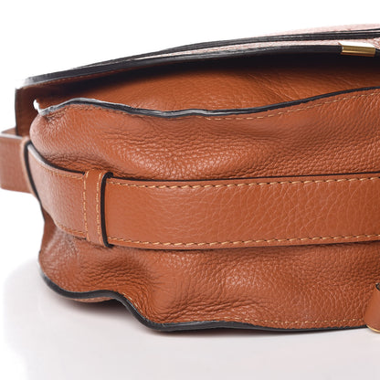 Chloe Calfskin Medium Marcie Round Crossbody Bag Tan 9 of 10