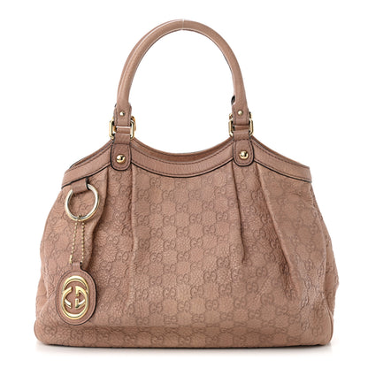 Gucci Guccissima Medium Sukey Tote Winter Rose 1 of 15