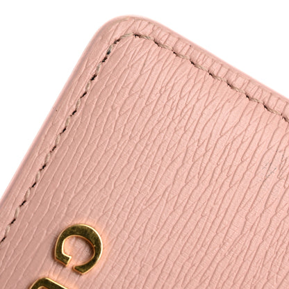 Gucci Calfskin Script Card Holder Light Pink 9 of 11