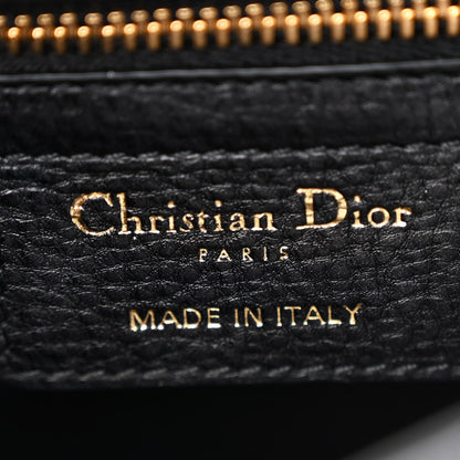 Christian Dior Calfskin Cannage Medium Caro Bag Black 6 of 14