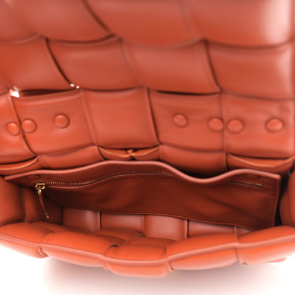 Bottega Veneta Lambskin Maxi Intreccio Padded Chain Cassette Crossbody Bag Maple 5 of 10
