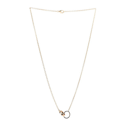 Cartier 18K Yellow Gold Interlocking LOVE Necklace 3 of 8