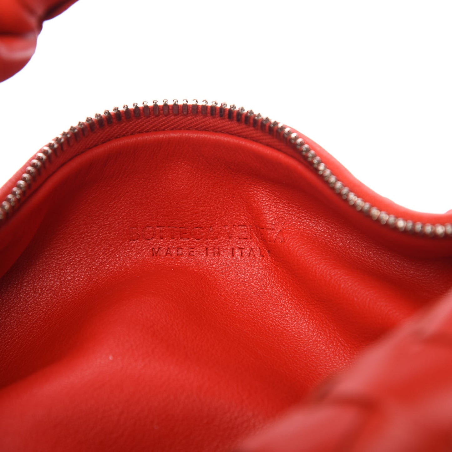 Nappa Intrecciato Mini Jodie Red
