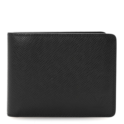 Louis Vuitton Taiga Slender Wallet Black 1 of 6