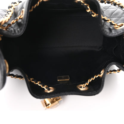 Chanel Caviar Quilted Mini Chanel 25 Handbag Black 5 of 11