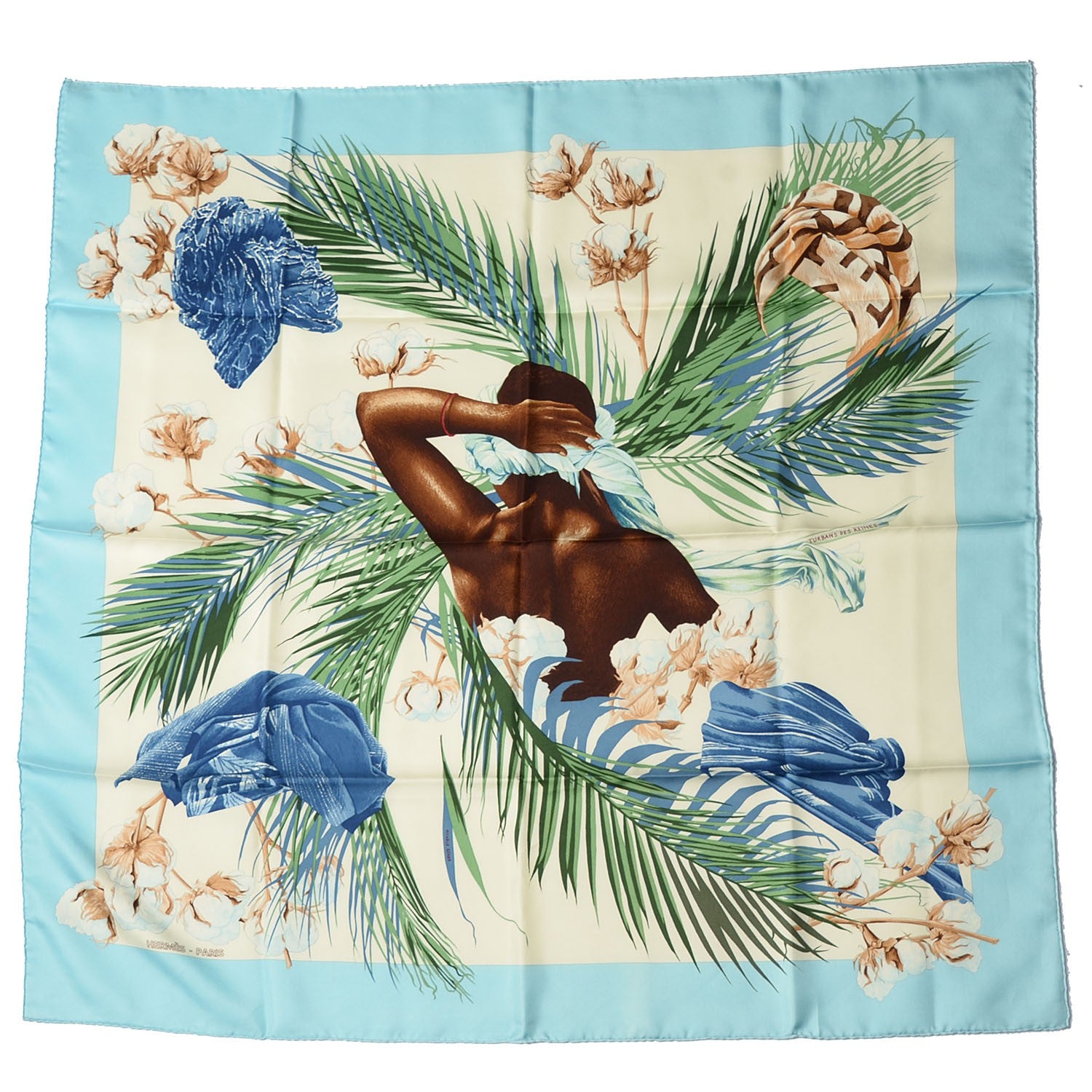 Hermes Silk Turbans des Reines Scarf 90 2 of 6