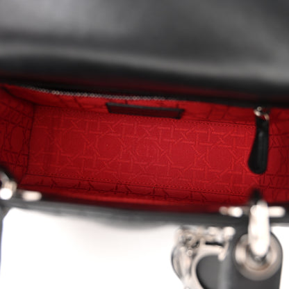 Christian Dior Lambskin Cannage Small My ABCDior Lady Dior Black 5 of 10