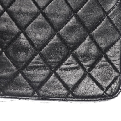 Chanel Lambskin Quilted Medium Double Flap Black 13 of 13