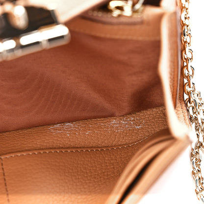 MCM Calfskin Studded Patricia Wallet On Chain Cognac 12 of 12