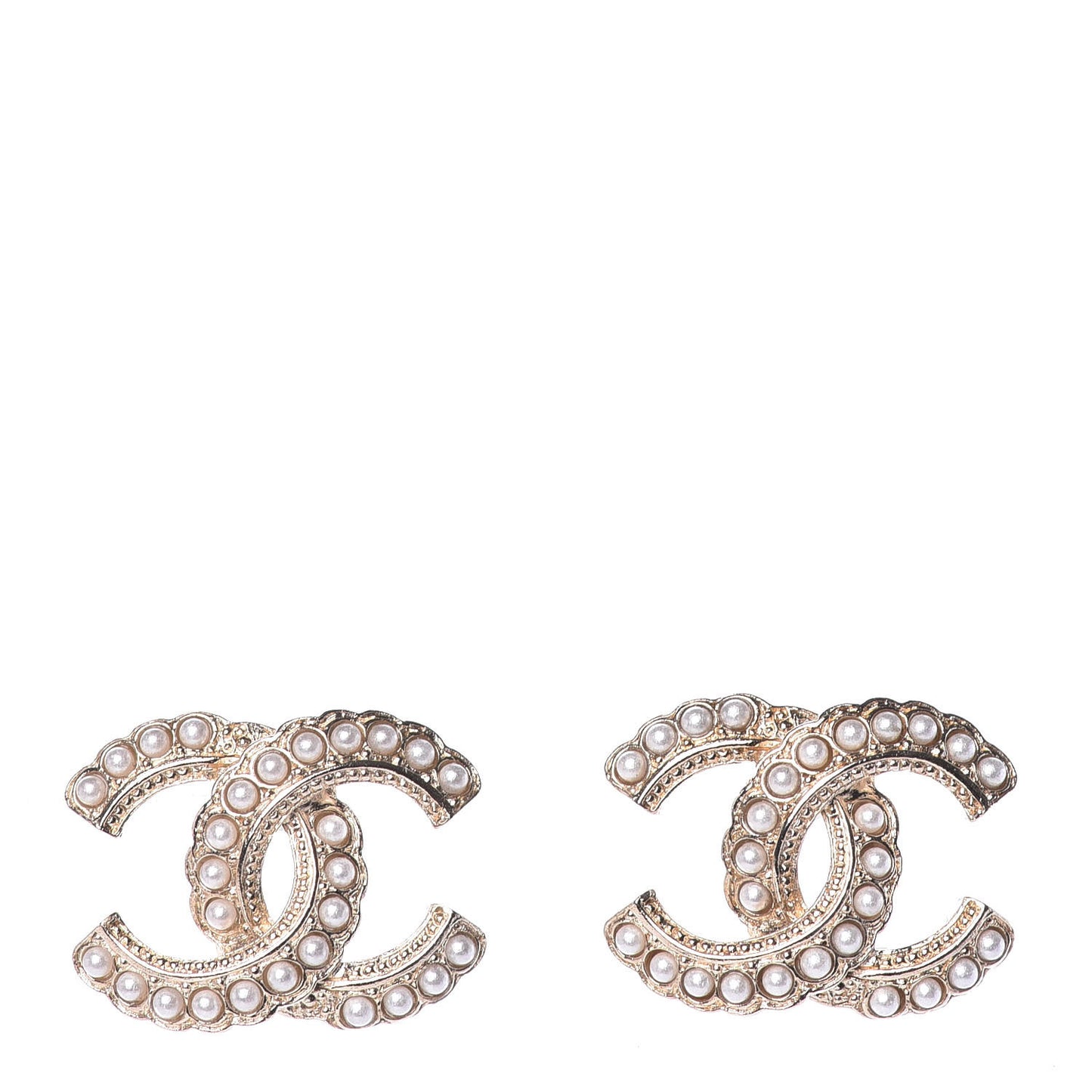 Pearl Queen of France CC Earrings Gold