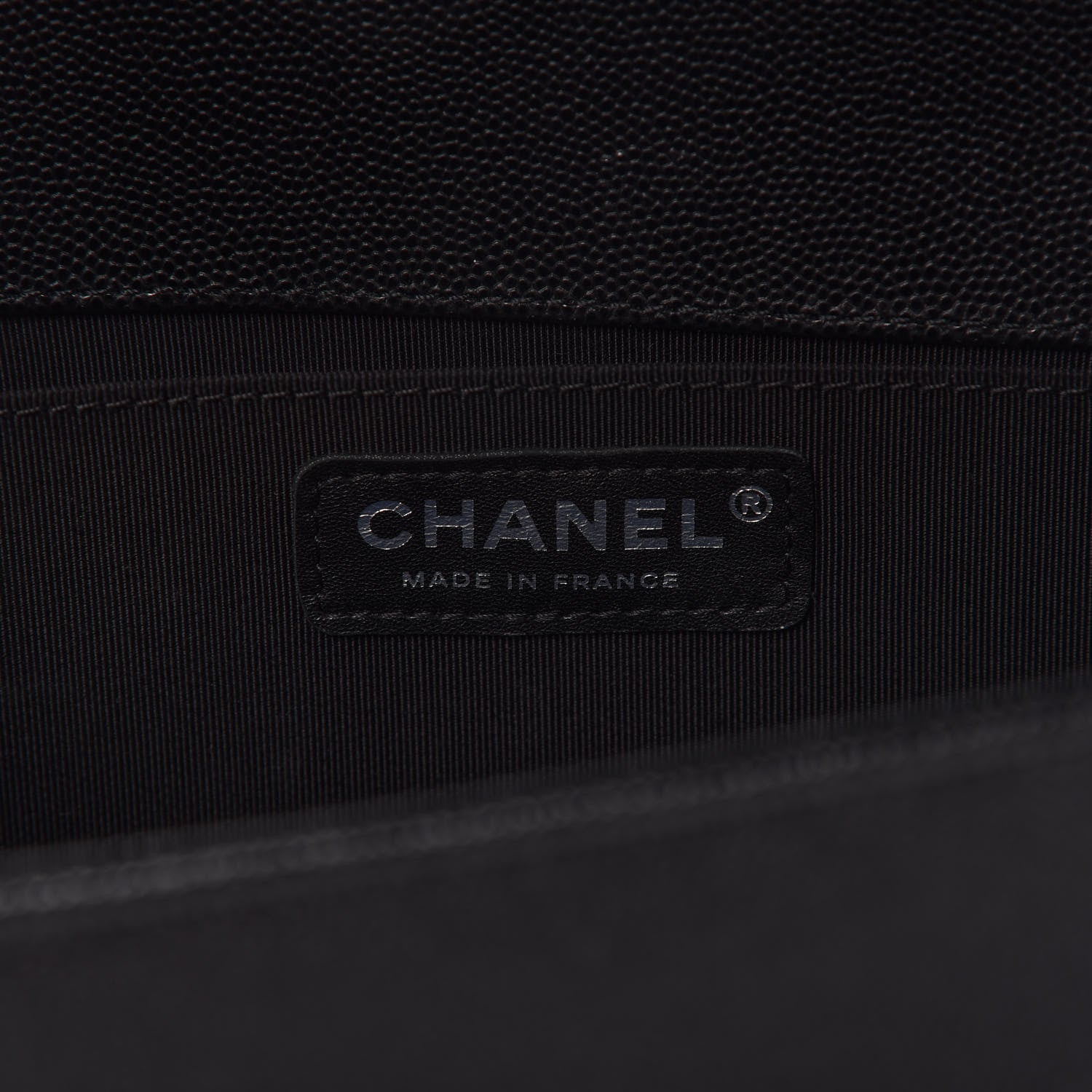 Chanel Caviar Quilted Medium Boy Flap Black 9 of 12