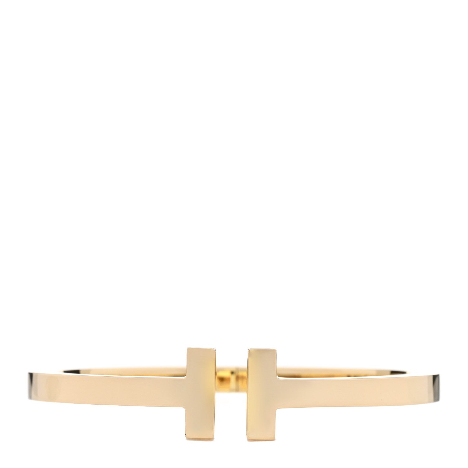 Tiffany 18K Yellow Gold T Square Bracelet 1 of 4