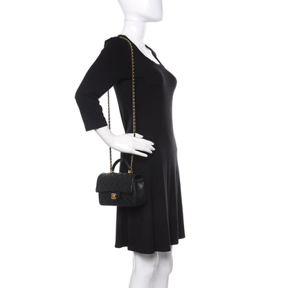 Chanel Caviar Quilted Mini Top Handle Rectangular Flap Black 2 of 11