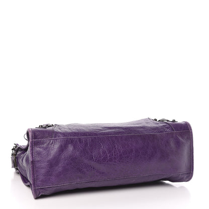 Balenciaga Agneau Classic Hardware City Dark Violet 5 of 14