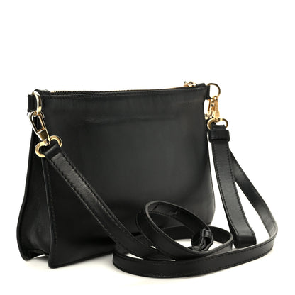 Versace Calfskin 90s Logo Pouch Black 3 of 10