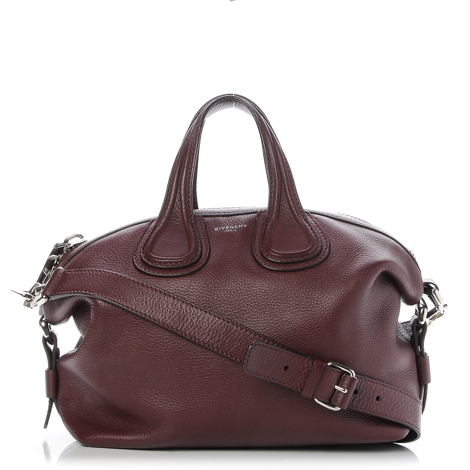 Givenchy Waxy Grained Calfskin Small Nightingale Oxblood 1 of 8