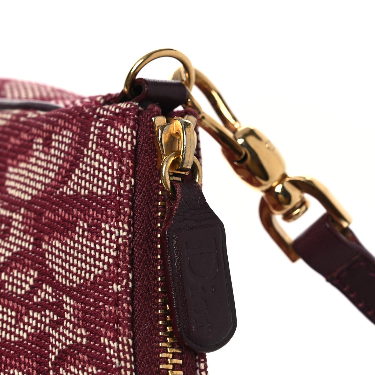 Monogram Mini Saddle Pochette Burgundy