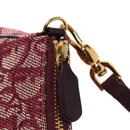 Christian Dior Monogram Mini Saddle Pochette Burgundy 13 of 13